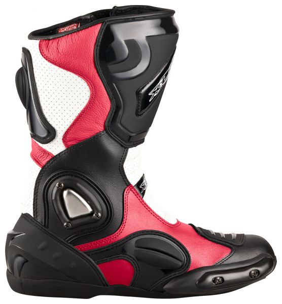 XLS Motorradstiefel "Race Gear" / Racing Boots in Rot