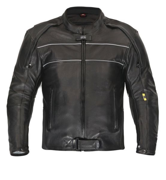 Hochwertige Motorrad Lederjacke von XLS Classic Sports Leather Jacket