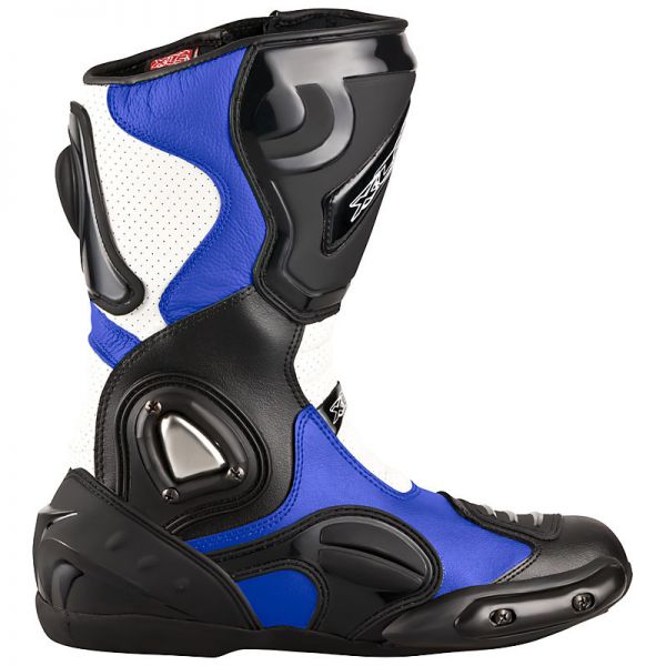 XLS Motorradstiefel "Race Gear" Racing Boots Blau